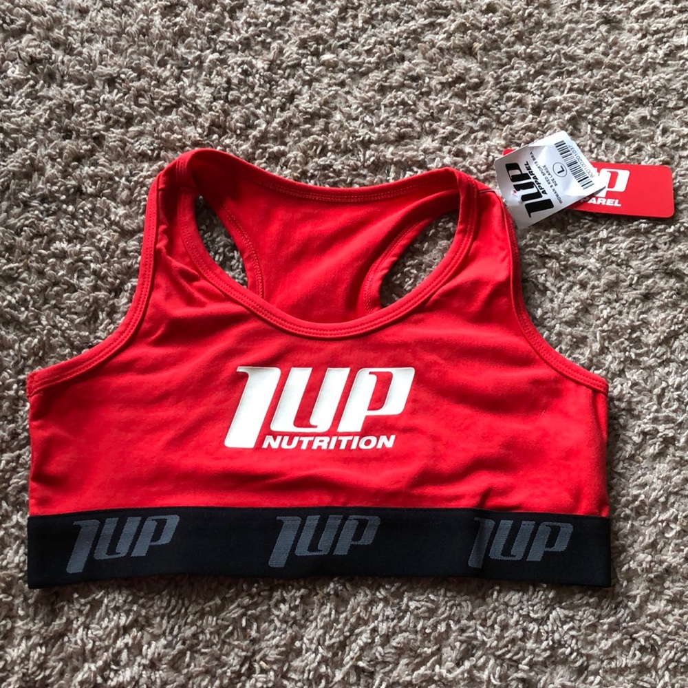 1 Up Nutrition Red Sports Bra